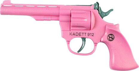 pink girls cap gun
